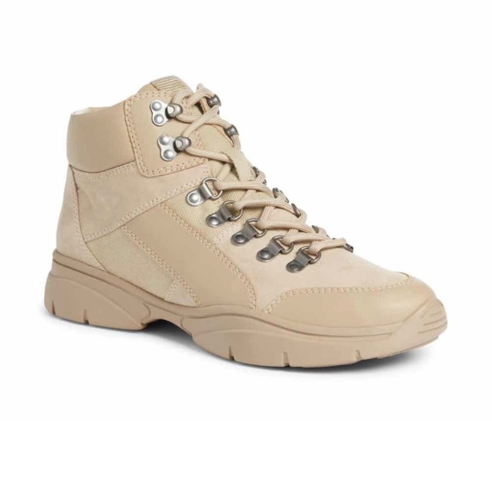 Hiking Hightop Sneaker beige tan Boot